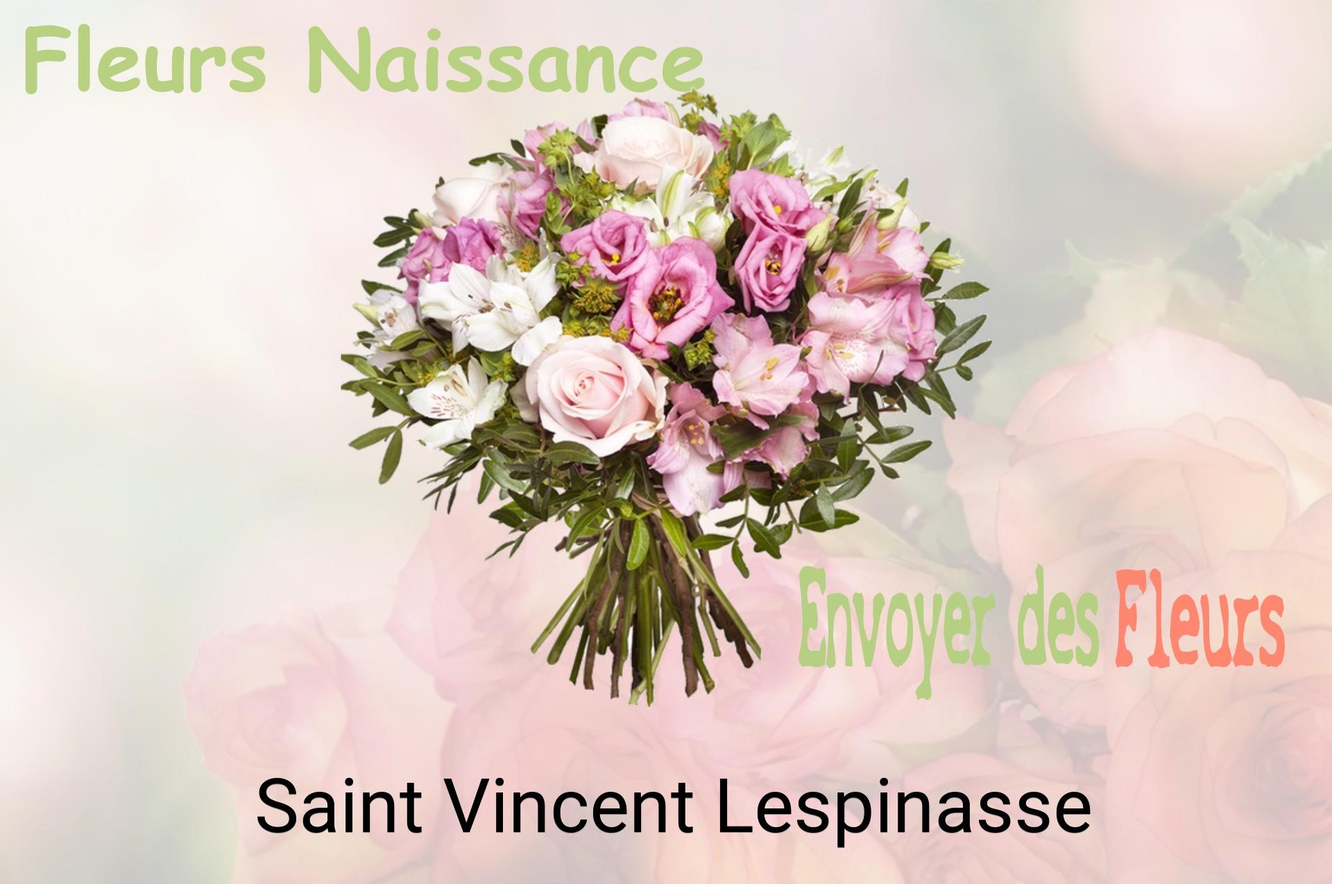Bouquet de fleurs de naissance livré à Saint-Vincent-Lespinasse