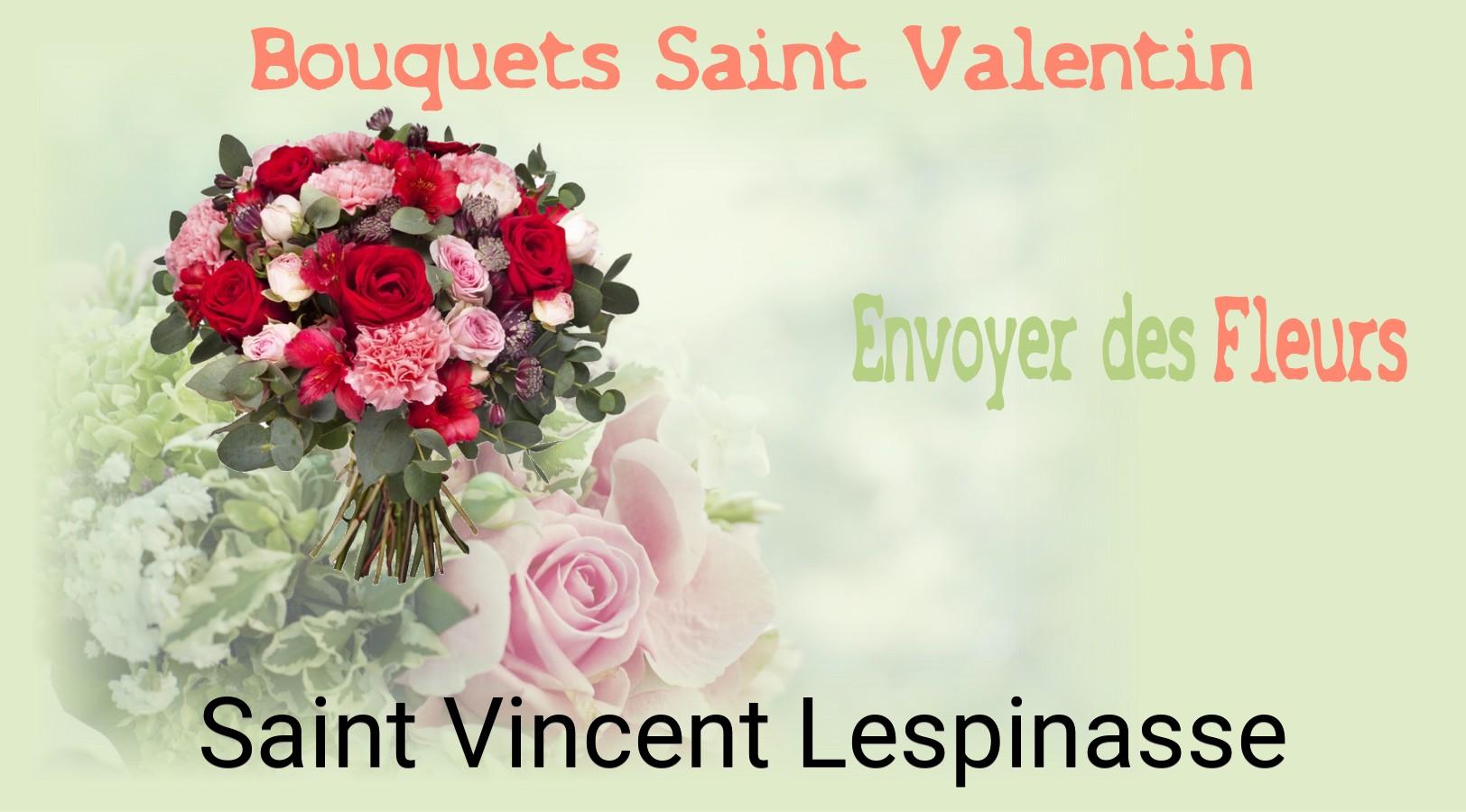 Roses de Saint-Valentin livrées à Saint-Vincent-Lespinasse